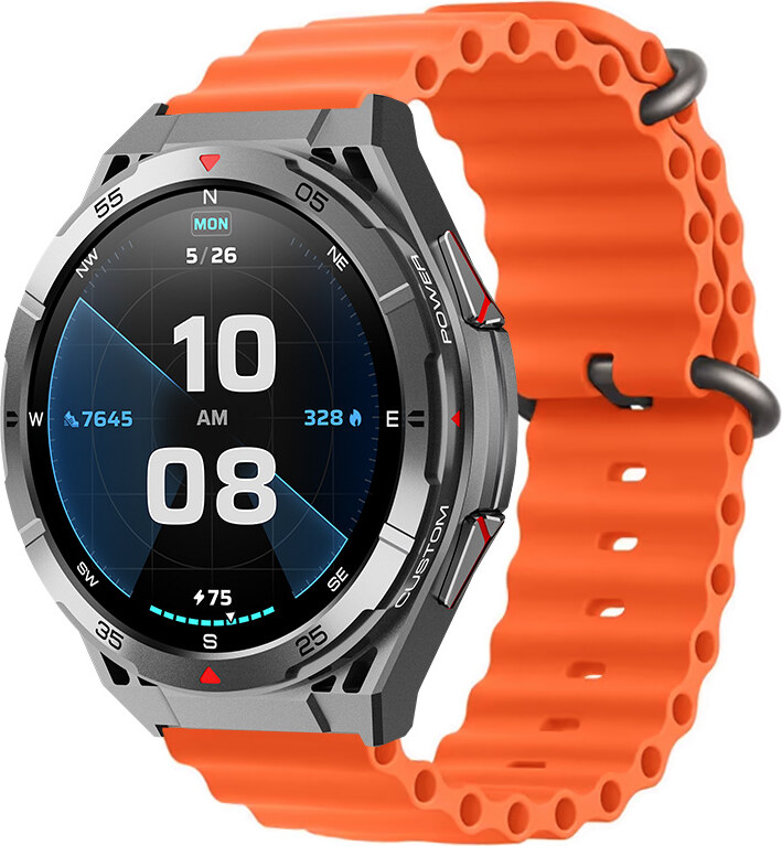 Madvell Horizon 2 GPS-szel űrszürke okosóra Ocean szilikon szíjjal