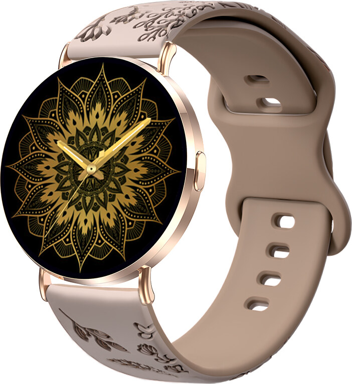 Madvell Elori púderarany okosóra szilikon szíjjal Pitypang