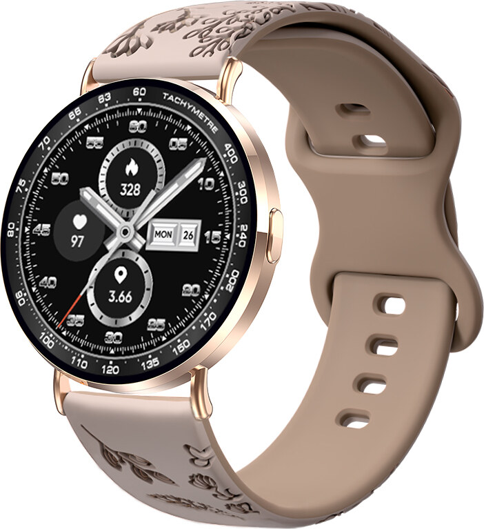 Madvell Elori púderarany okosóra szilikon szíjjal Pitypang