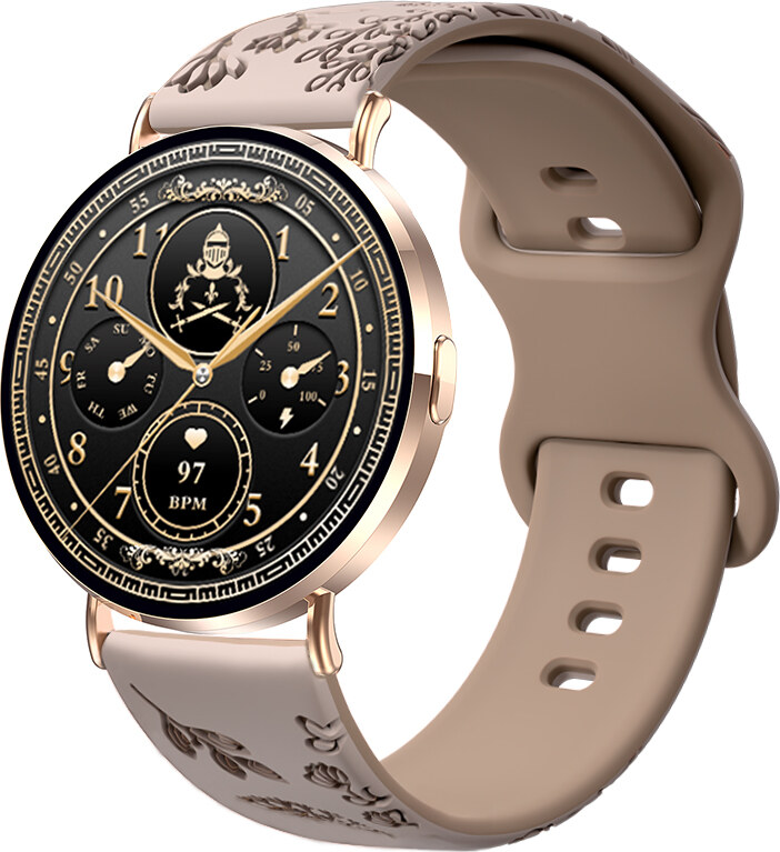 Madvell Elori púderarany okosóra szilikon szíjjal Pitypang