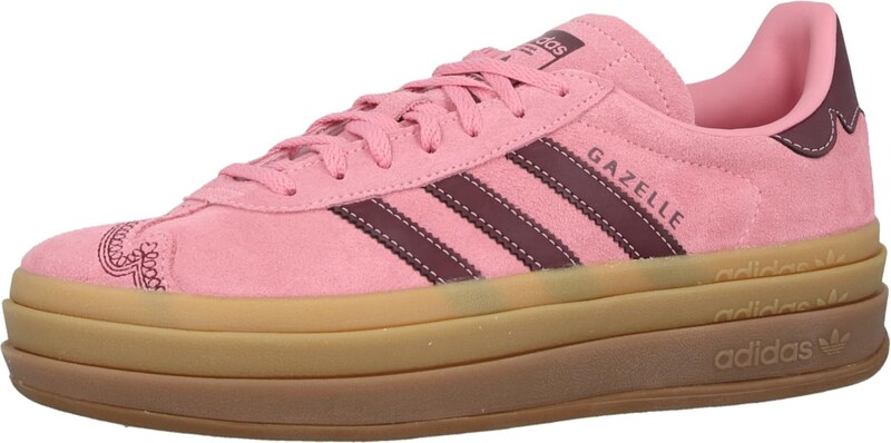 ADIDAS ORIGINALS Rövid szárú sportcipők 'GAZELLE' sötétlila / rózsaszín