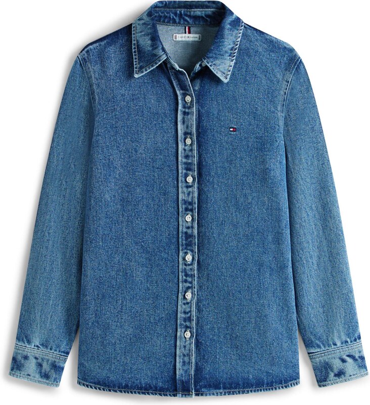 TOMMY HILFIGER Blúz 'LANA' kék farmer