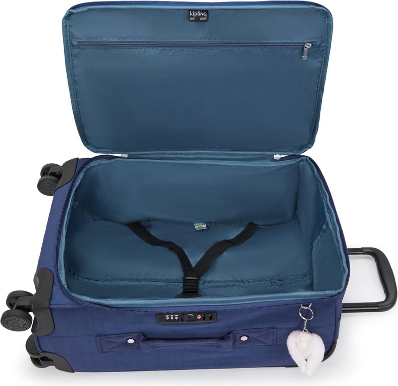 KIPLING Koffer 'Jet S' tengerészkék / fehér