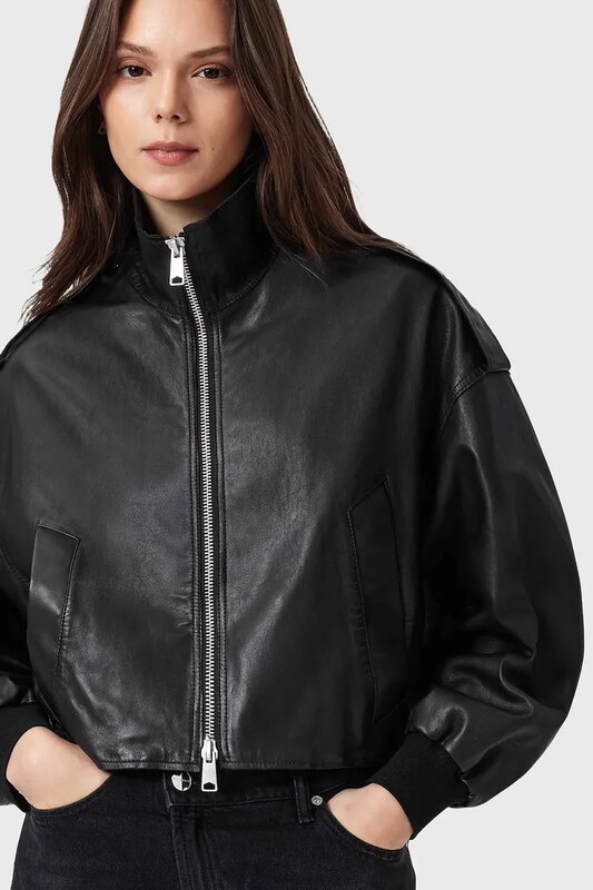 AllSaints bőrdzseki LOWDEN