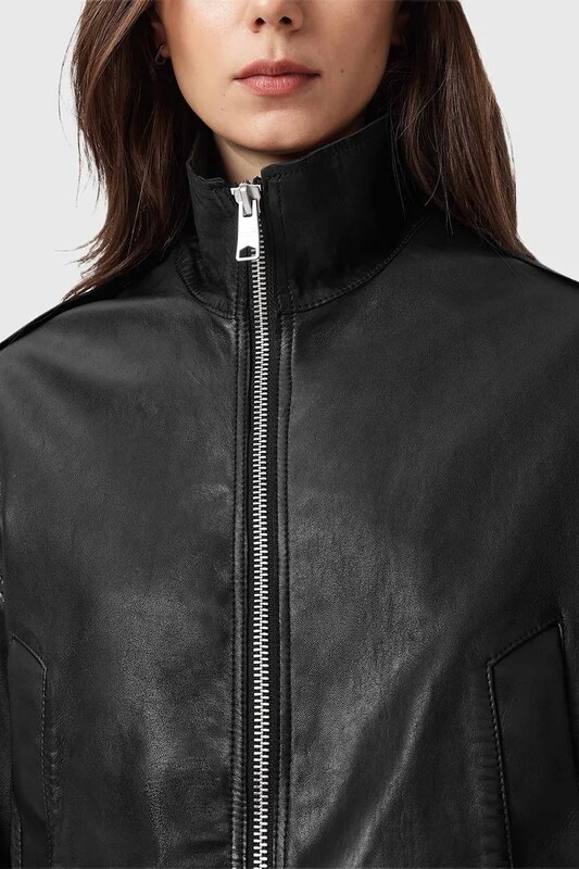 AllSaints bőrdzseki LOWDEN