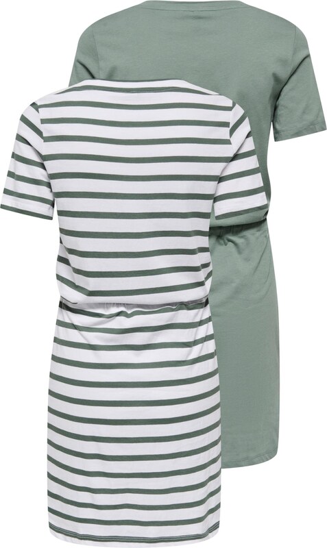 ONLY Carmakoma Ruha 'CARHappy' zöld / fehér