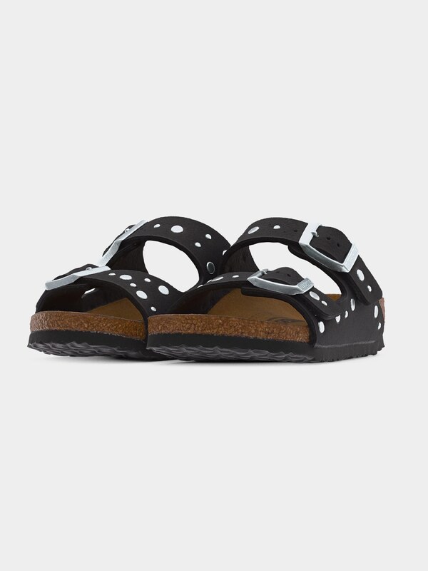 BIRKENSTOCK Nyitott cipők 'Arizona Rivets' fekete