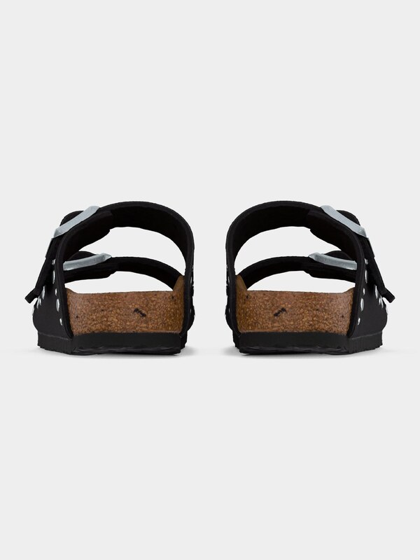 BIRKENSTOCK Nyitott cipők 'Arizona Rivets' fekete