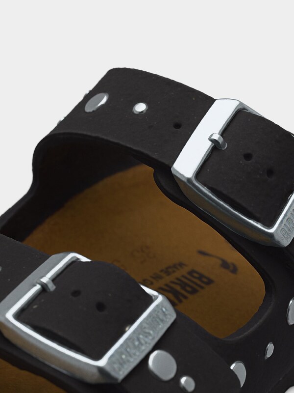 BIRKENSTOCK Nyitott cipők 'Arizona Rivets' fekete