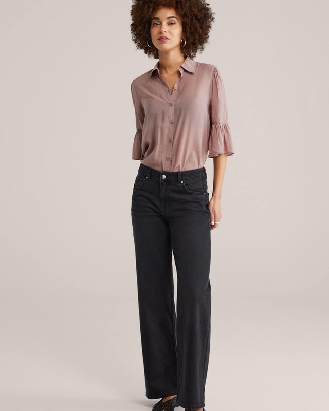 WE Fashion Blúz fáradt rózsaszín