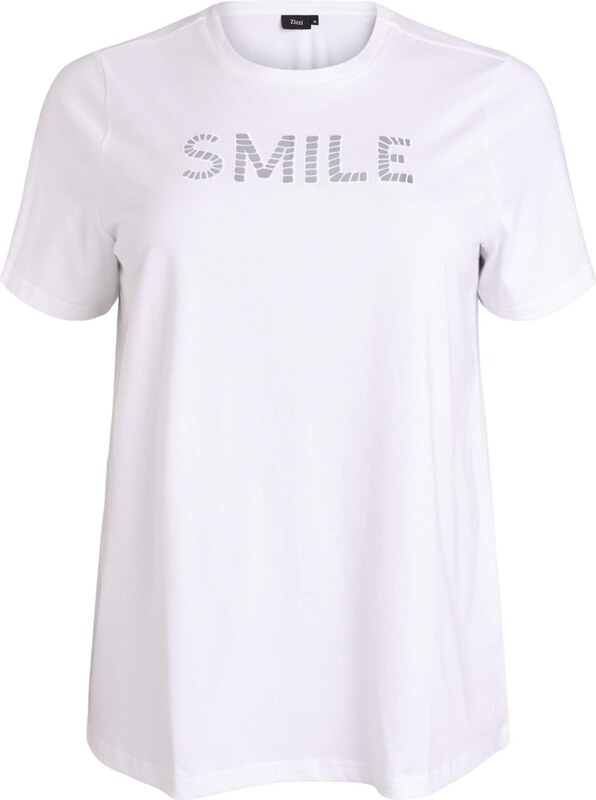 Zizzi Póló 'MTEA' fehér