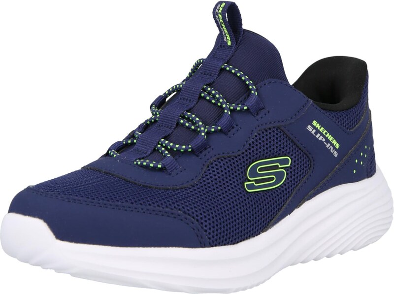 SKECHERS Sportcipő 'BOUNDER PRO' tengerészkék / zöld / fehér