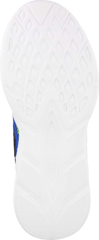 SKECHERS Sportcipő 'METEOR-LIGHTS 2.0' türkiz / neonzöld / sötét narancssárga / fekete