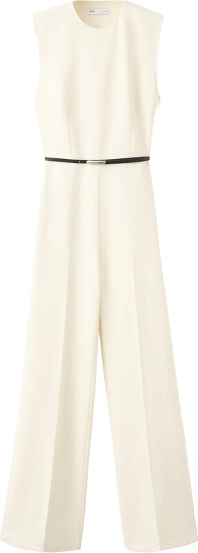 MANGO Kezeslábas 'LILIANA' pasztellsárga