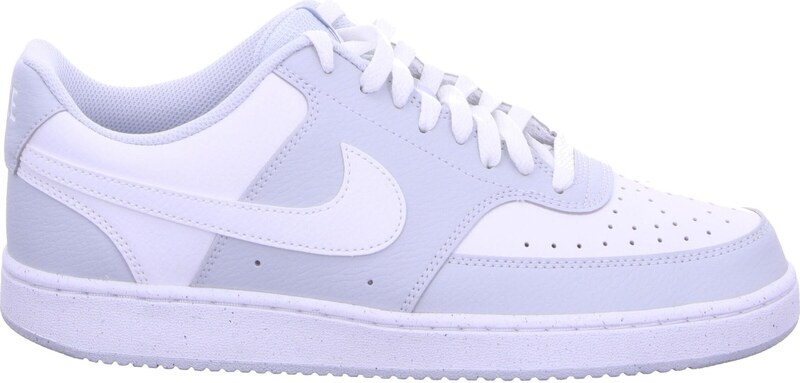 NIKE Rövid szárú sportcipők 'Court Vision' szürke / fehér