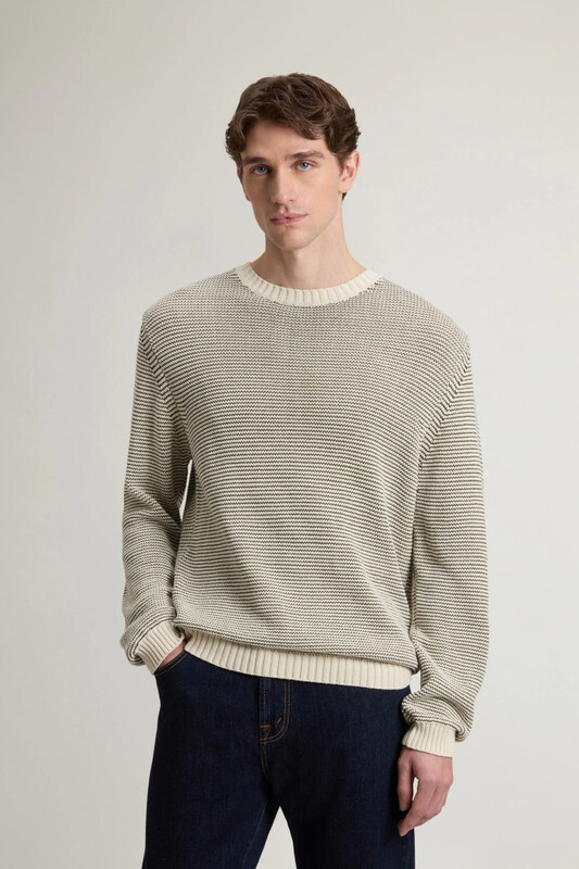 PULÓVER WOOLRICH COTTON CREWNECK