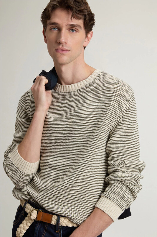 PULÓVER WOOLRICH COTTON CREWNECK