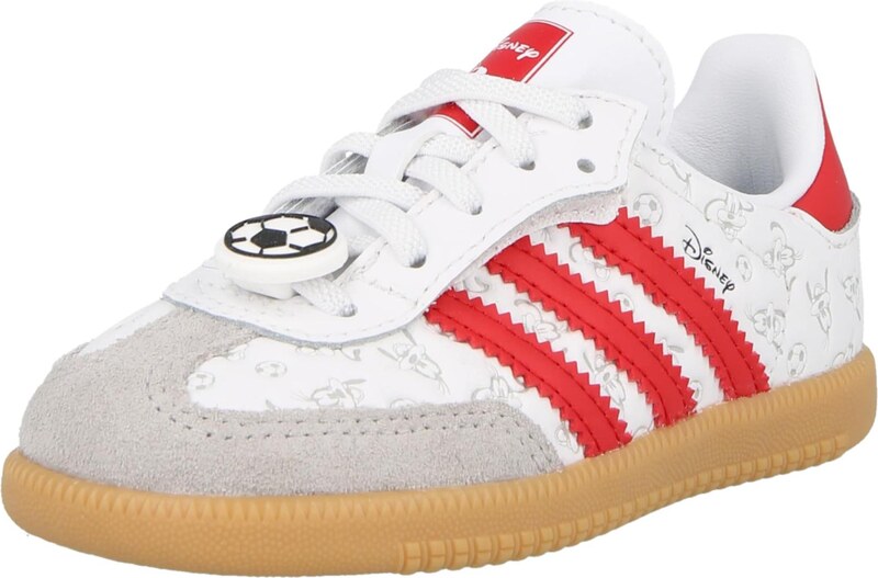 ADIDAS ORIGINALS Sportcipő 'SAMBA OG' világosszürke / piros / fehér