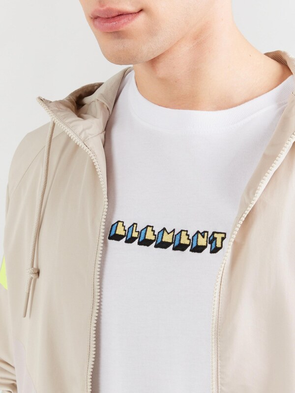 ELEMENT Póló 'WORLD PEACE' neonkék / sárga / rózsaszín / fehér