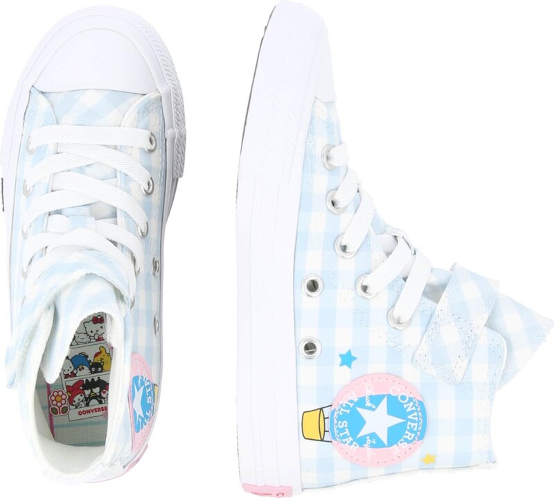 CONVERSE Sportcipő 'Chuck Taylor All Star' égkék / világoskék / sárga / fehér