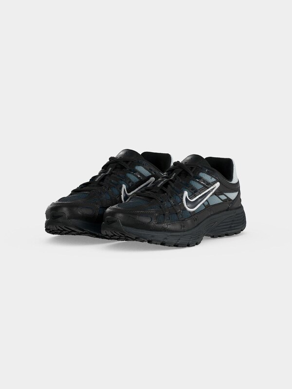 Nike Sportswear Sportcipő 'P-6000' benzin / fekete / fehér