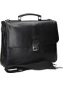 Luxus férfi bőr aktatáska Bugatti Trevor - fekete