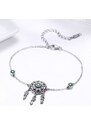 EdenBoutique Dream Catcher zöld ezüst karkötő