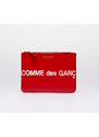 Comme des Garçons Wallets Férfi pénztárca Comme des Garçons Huge Logo Wallet Red