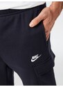 Nike Sportswear Cargo nadrágok 'Club' fekete / fehér