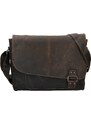Férfi bőr válltáska Greenwood Henry - barna