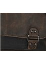 Férfi bőr válltáska Greenwood Henry - barna