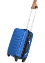 4 db-os merev falú bőrönd szett - kék