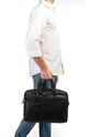 Férfi bőr laptop táska Burkely Workbag - fekete