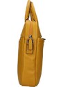 Bőr laptop táska Katana Talin - sárga
