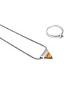 BeWooden Triangle Necklace & Ring