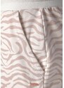 LASCANA Pizsama nadrágok rózsaszín / fehér
