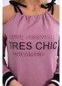 Kesi Dress Tres Chic MI62182 sötét rózsaszín