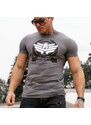 Férfi fitness póló Iron Aesthetics Triumph, szürke