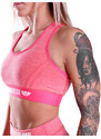 Női sportmelltartó Piebald - Iron Aesthetics, rózsaszín