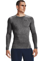 Póló Under Armour Hg Armour Comp LS Carbon Heather/ Black M