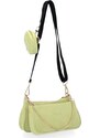 Bőr táska univerzális Vittoria Gotti lime B40