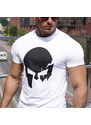 Ultrasoft póló Iron Aesthetics Skull, fehér