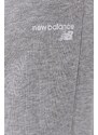 New Balance nadrág WP03805AG szürke, női, melange