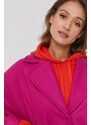 Desigual kabát női, rózsaszín, átmeneti, oversize