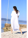 Glara Women's long oversized linen dress