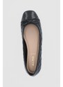 Aldo bőr balerina cipő Braylynn fekete, lapos talpú, 13102762
