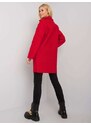 BASIC Piros női elegáns kabát TW-PL-BI-21717.40P-red