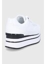 Guess cipő fehér, platformos, FL5HNSFAL12