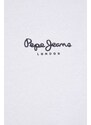 Pepe Jeans t-shirt Original Basic fehér, nyomott mintás