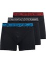 JACK & JONES Boxeralsók kék / szürke / piros / fekete